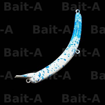 Воблер 1089 Koubou Sakasanyoro Slim 60FS #Blue&Green Glow Azuki Limited