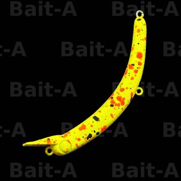 Воблер 1089 Koubou Sakasanyoro Slim 60FS #Lemon Glow Azuki Limited