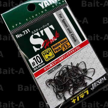 Крючки Yarie №731 ST Hook, Middle Pack, #10