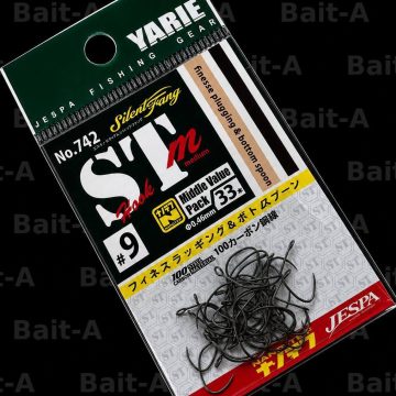 Крючки Yarie №742 ST Hook Medium, Middle Pack, #9