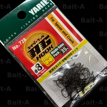 Крючки Yarie №728 AG Hook, Middle Pack, #8