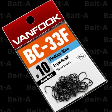 Крючки Vanfook BC-33F, Fusso Black, #10, 50шт