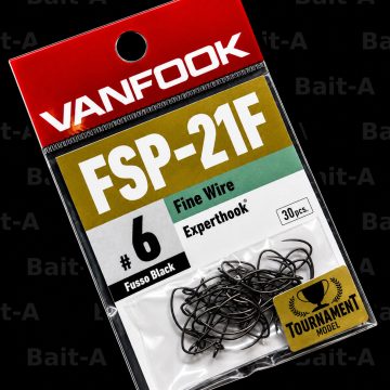 Крючки Vanfook FSP-21F, Fusso Black, #6, 30шт