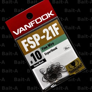 Крючки Vanfook FSP-21F, Fusso Black, #10, 30шт