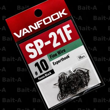 Крючки Vanfook SP-21F, Fusso Black, #10, 50шт