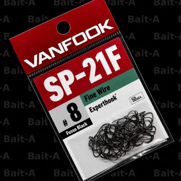 Крючки Vanfook SP-21F, Fusso Black, #8, 50шт