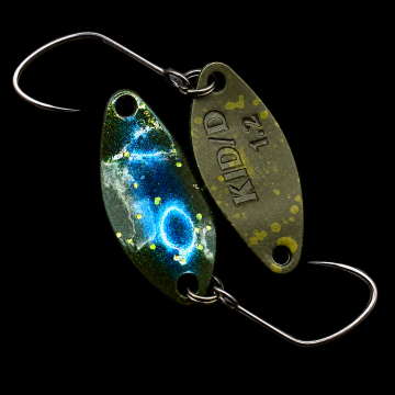 Колеблющаяся блесна Deep Paradox Kid Daddy 1.2g, #Nio Blue Kitiya Limited