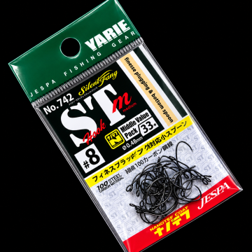 Крючки Yarie №742 ST Hook Medium, Middle Pack, #8