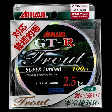 Монофильная Леска GT-R Trout Super Limited 100m #0.6 2.5lb